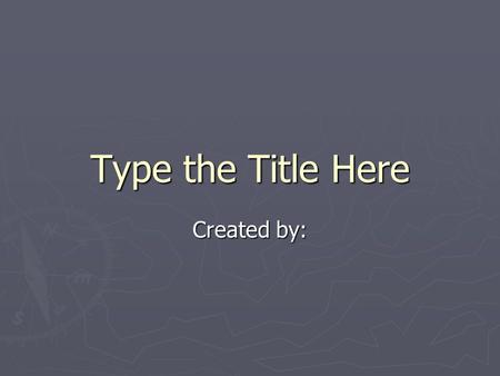 Type the Title Here Created by:. *What land did the Cherokee occupy before the European settlers began to move to North America? *What caused the conflict.