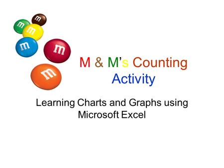 M & M’s Counting Activity
