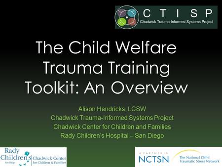 The Child Welfare Trauma Training Toolkit: An Overview