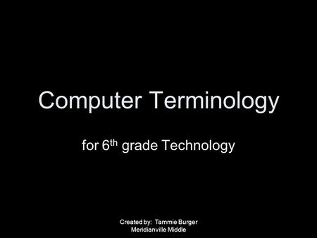 for 6th grade Technology