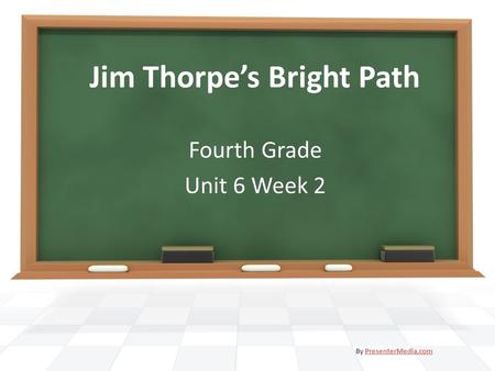 Jim Thorpe’s Bright Path