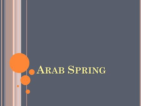A RAB S PRING. W HERE ? Middle East & Northern Africa.
