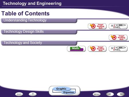 Table of Contents Understanding Technology Technology Design Skills