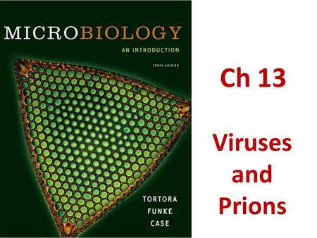 Ch 13 Viruses and Prions.