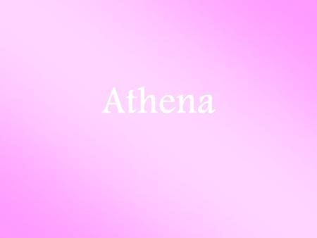 Athena.