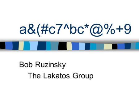 Bob Ruzinsky The Lakatos Group. Accrual Accounting What Is It? Definition: Accounting method that records revenues and expenses when they.