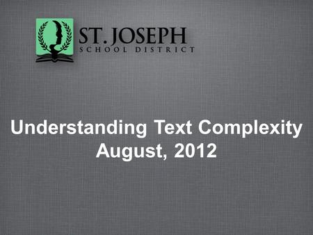 Understanding Text Complexity