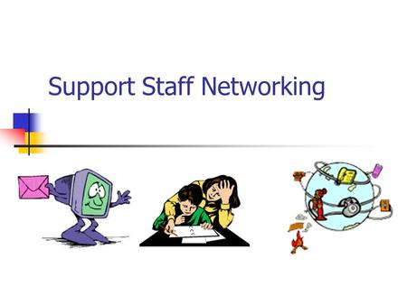 Support Staff Networking. Introduction Delegates were nominated at the first ever Support Staff conference at Walkers Stadium to establish a Network for.