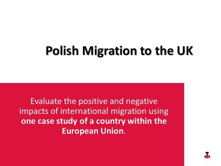 Polish Migration to the UK