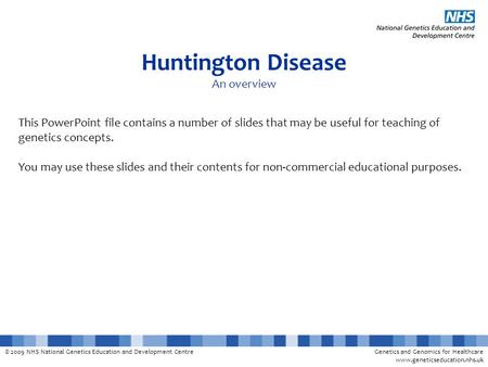 Huntington Disease An overview