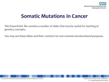 Somatic Mutations in Cancer