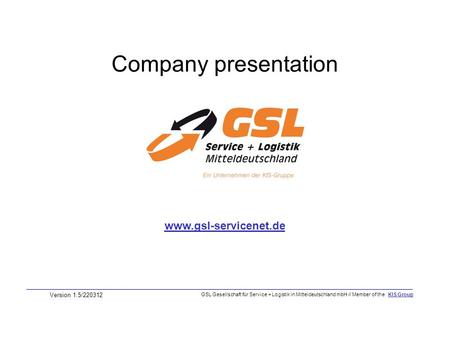 Company presentation  Version 1.5/220312