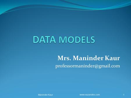 Mrs. Maninder Kaur 1Maninder Kaur