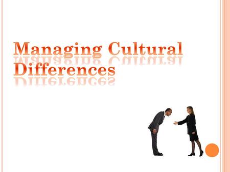 Definition of Culture in Organizational Context Types of Culture The Impact of Personality and Language on Culture Transmitting Information, Listening,