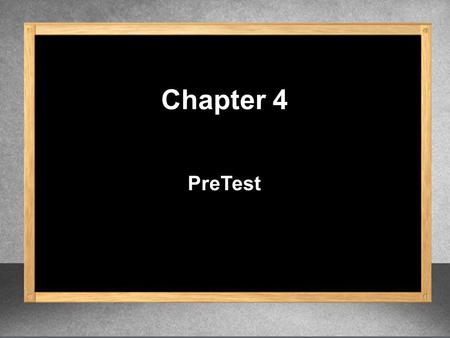 PreTest Chapter 4. Leave your answer in exponent form. 1.(3 6 )(3 4 ) 3 6 + 4 3 10 Product Rule.