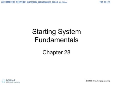 Starting System Fundamentals