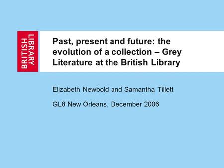 Elizabeth Newbold and Samantha Tillett GL8 New Orleans, December 2006