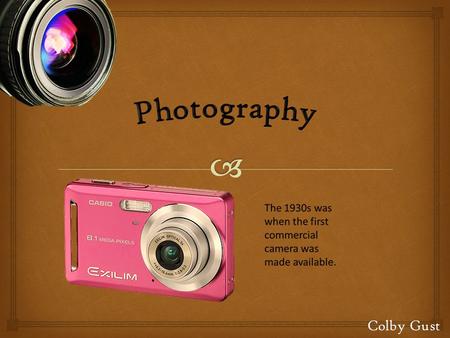 history of photography powerpoint presentation