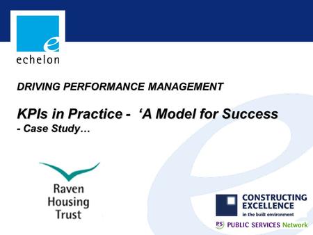 KPIs in Practice - ‘A Model for Success