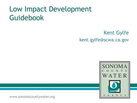 Low Impact Development Guidebook Kent Gylfe