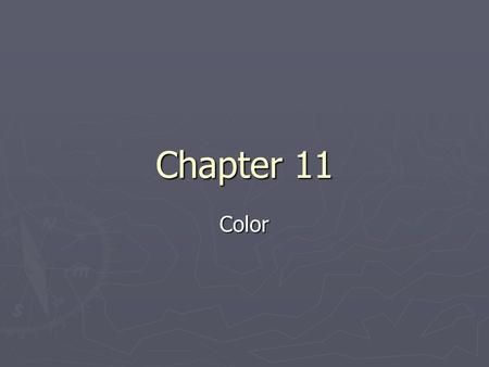 Chapter 11 Color. Introduction ► Color: our perception of wavelengths of light reflected by or transmitted through material (mineral) ► Light can be: