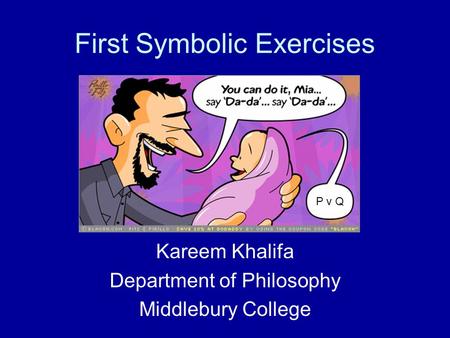 First Symbolic Exercises