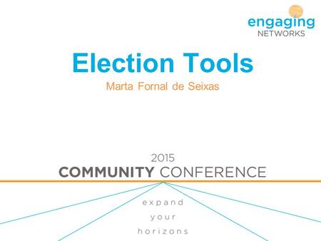 Election Tools Marta Fornal de Seixas.