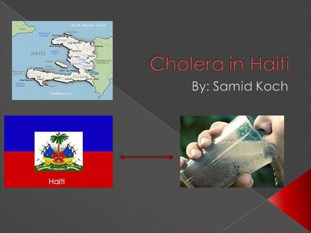 Haiti.  This project was for English and Math.  In this project we had to pick a country and find a health problem that it has.  We had to compare.