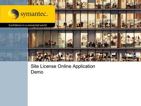 Site License Online Application Demo. Agenda Licensing Portal1 License Draw Down – All User4 License Draw Down – Super Users5 Contract Administration.