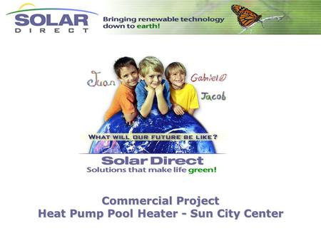 Commercial Project Heat Pump Pool Heater - Sun City Center.