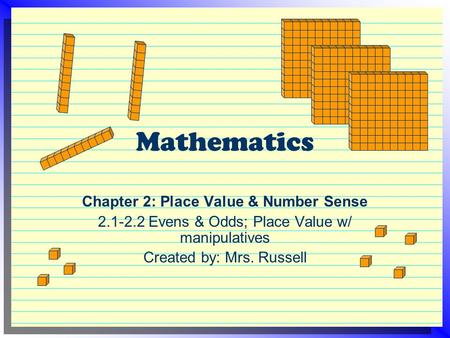 Chapter 2: Place Value & Number Sense