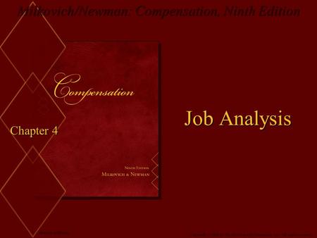 Job Analysis Chapter 4.