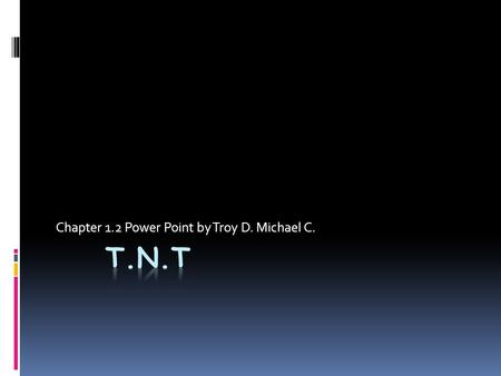 Chapter 1.2 Power Point by Troy D. Michael C.. I/O Interface ( Sound/Sound Card)  Sound Adapters-provides audio capability.