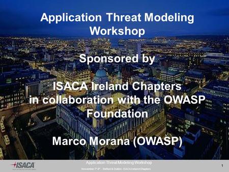 Application Threat Modeling Workshop