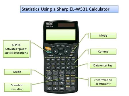 Statistics using a Casio fx-83GT - ppt video online download
