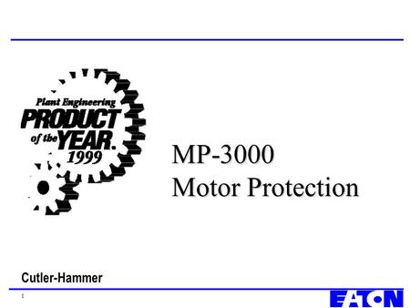 MP-3000 Motor Protection.