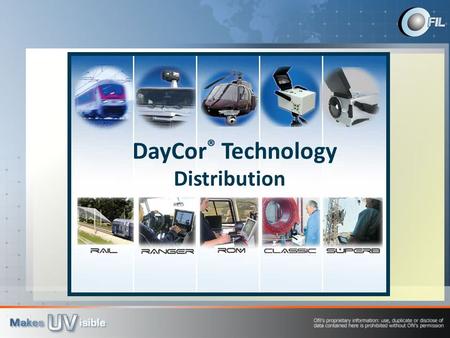 DayCor ® Technology Distribution. DayCor® Technology is used to detect Corona Particle Discharge and Arcing on electric grid components. It offers you: