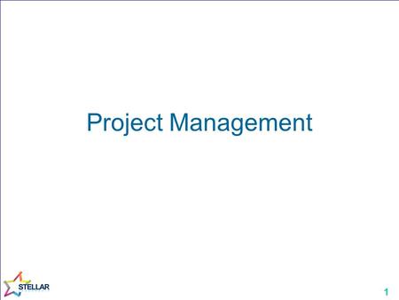 1 Project Management. 2 Definition of a Project ‘A series of unique and connected activities having one goal or purpose and that must be completed by.