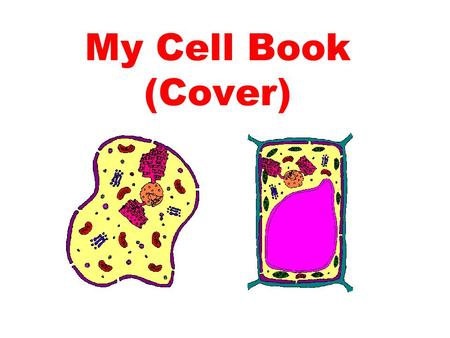 My Cell Book (Cover).