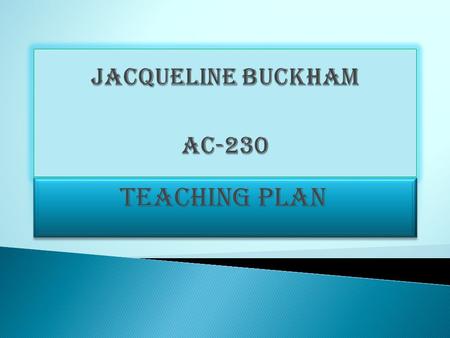 Jacqueline Buckham AC-230