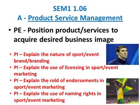 SEM A - Product Service Management