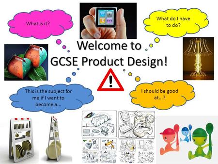 Welcome to GCSE Product Design!