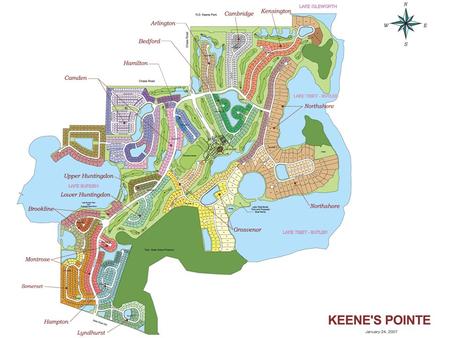 KEENE’S POINTE OPERATIONS BUILDING  Keene’s Pointe has approximately 1,060 residential lots with over 3,000 residents.  15 miles of roads  100 acres.