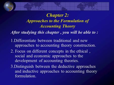 Accounting Theory ( 6th edition) Wolk, Dodd & Tearney