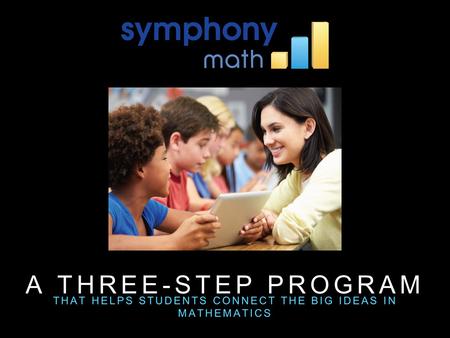 A THREE-STEP PROGRAM THAT HELPS STUDENTS CONNECT THE BIG IDEAS IN MATHEMATICS.