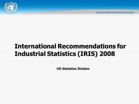 UN Statistics Division
