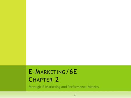 E-Marketing/6E Chapter 2