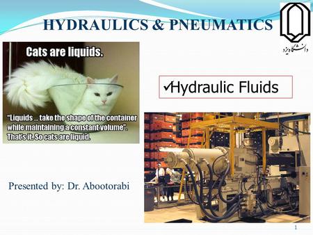 HYDRAULICS & PNEUMATICS