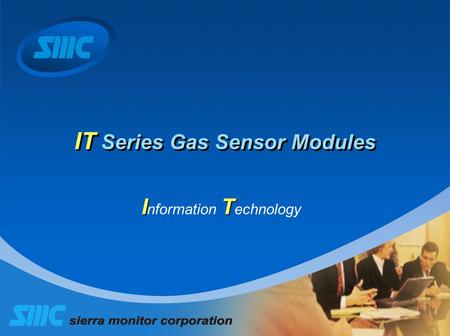 IT Series Gas Sensor Modules IT I nformation T echnology.