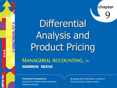 Differential Analysis and Product Pricing
